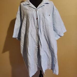 NWOT Men's Saddlebred & tall Linen shirt